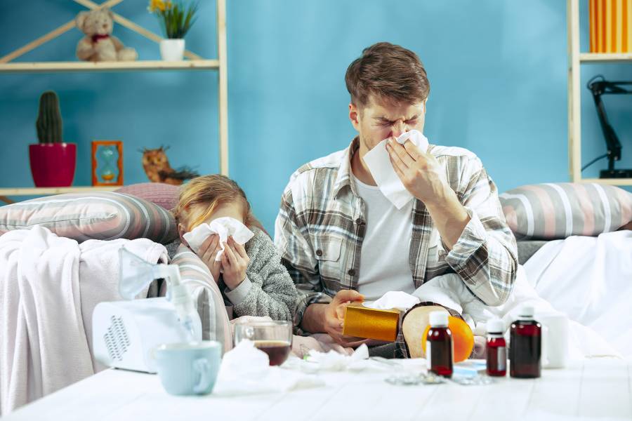 Czas większej zachorowalności na grypę i infekcje grypopodobne 